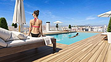 Foto Venta de ático con piscina y terraza en La Florida-Ciudad de Asís (Alicante), La Florida